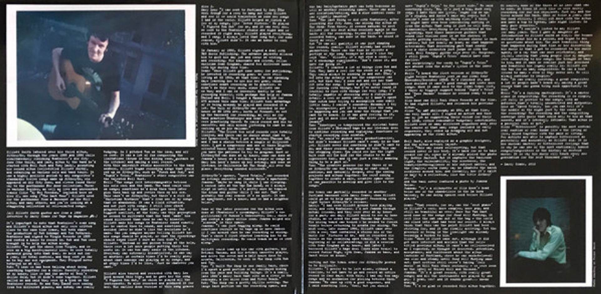 Back Cover: Elliott Smith – Either/Or: Expanded Edition Vinyl LP | Relix