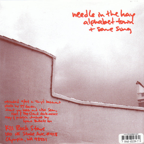 Back Cover: Elliott Smith – Needle In The Hay (Colored, Red, Download Included 7" Vinyl) Vinyl LP | Relix