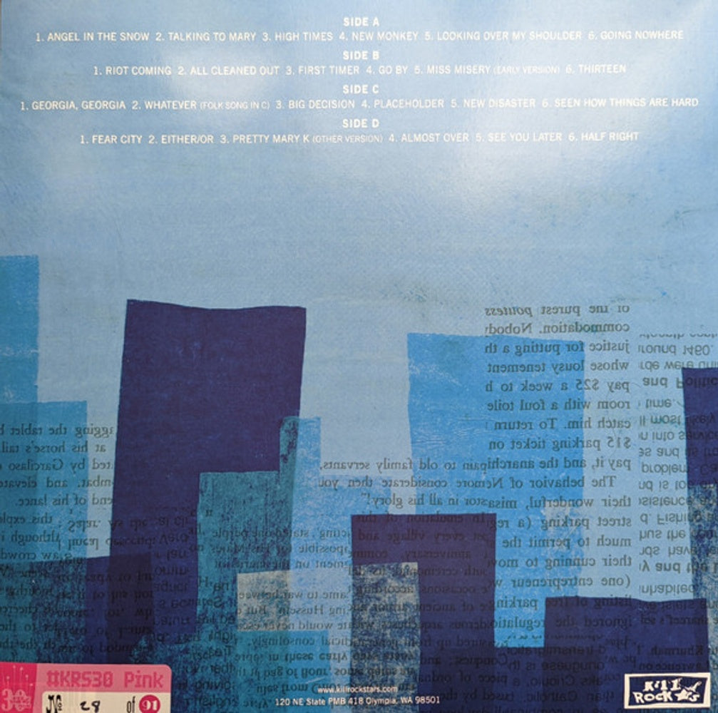 Back Cover: Elliott Smith – New Moon Vinyl LP | Relix