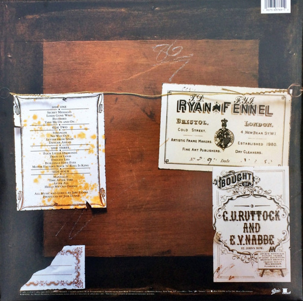 Back Cover: Elo Electric Light Orchestra – Secret Messages Vinyl LP | Relix