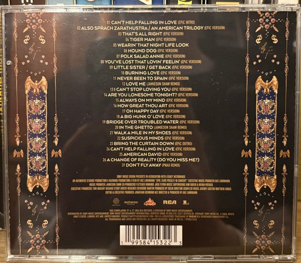 Back Cover: Elvis Presley – Epic: Elvis Presley In Concert - O.S.T. CD | Relix