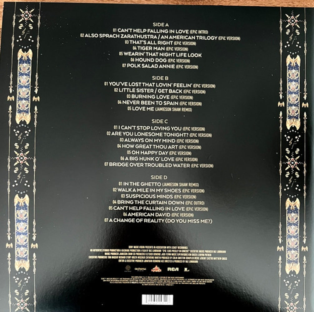 Elvis Presley – Epic: Elvis Presley In Concert - O.S.T. (2-LP Vinyl)