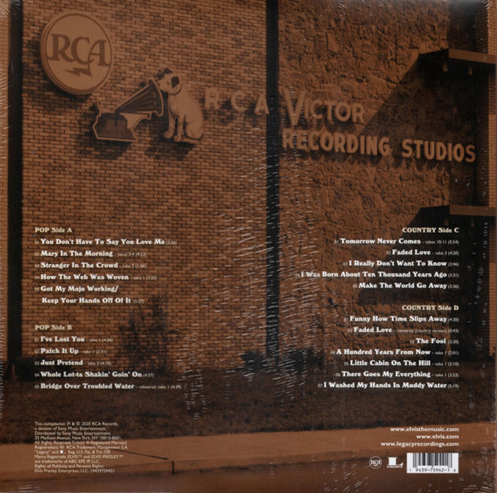 Back Cover: Elvis Presley – From Elvis In Nashville (2-LP Vinyl) Vinyl LP | Relix
