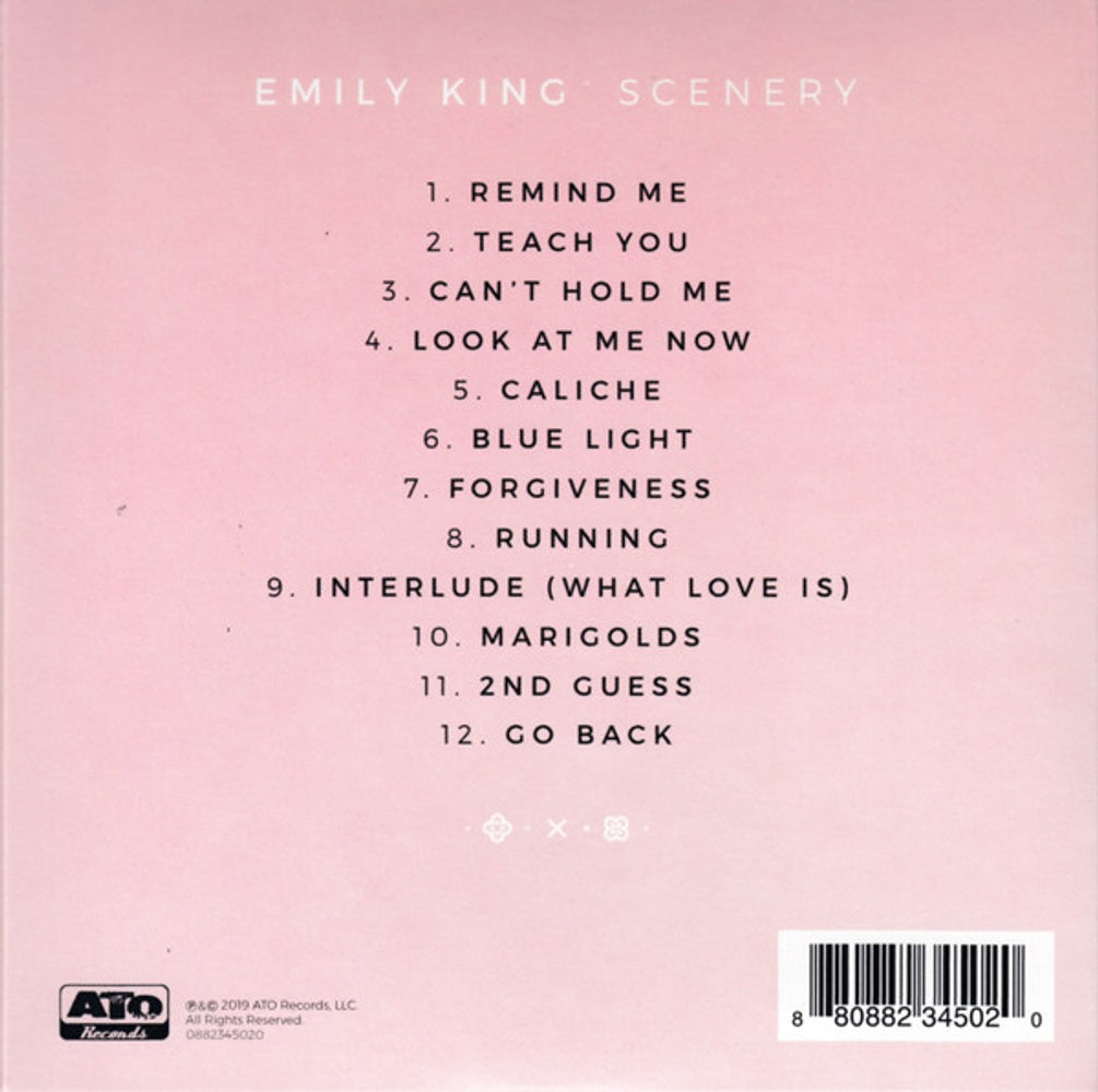 Back Cover: Emily King – Scenery CD | Relix