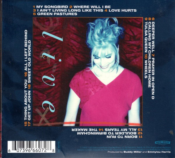 Back Cover: Emmylou Harris – Spyboy - CD | Relix