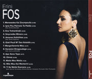 Back Cover: Erini – Fos CD | Relix