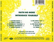 Back Cover: Faith No More – Introduce Yourself CD | Relix