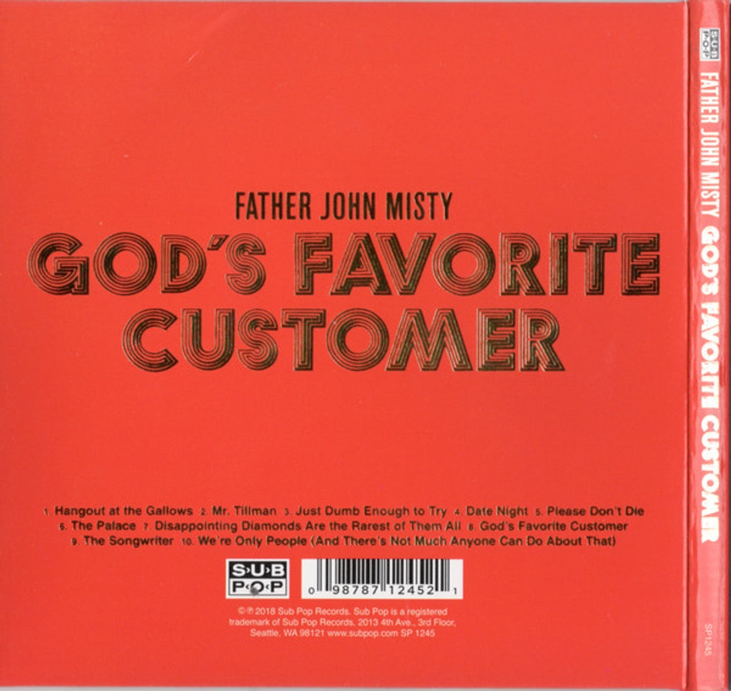 Back Cover: Father John Misty – God's Favorite Customer CD | Relix