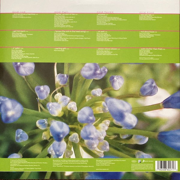 Back Cover: Fiona Apple – Extraordinary Machine Vinyl LP | Relix