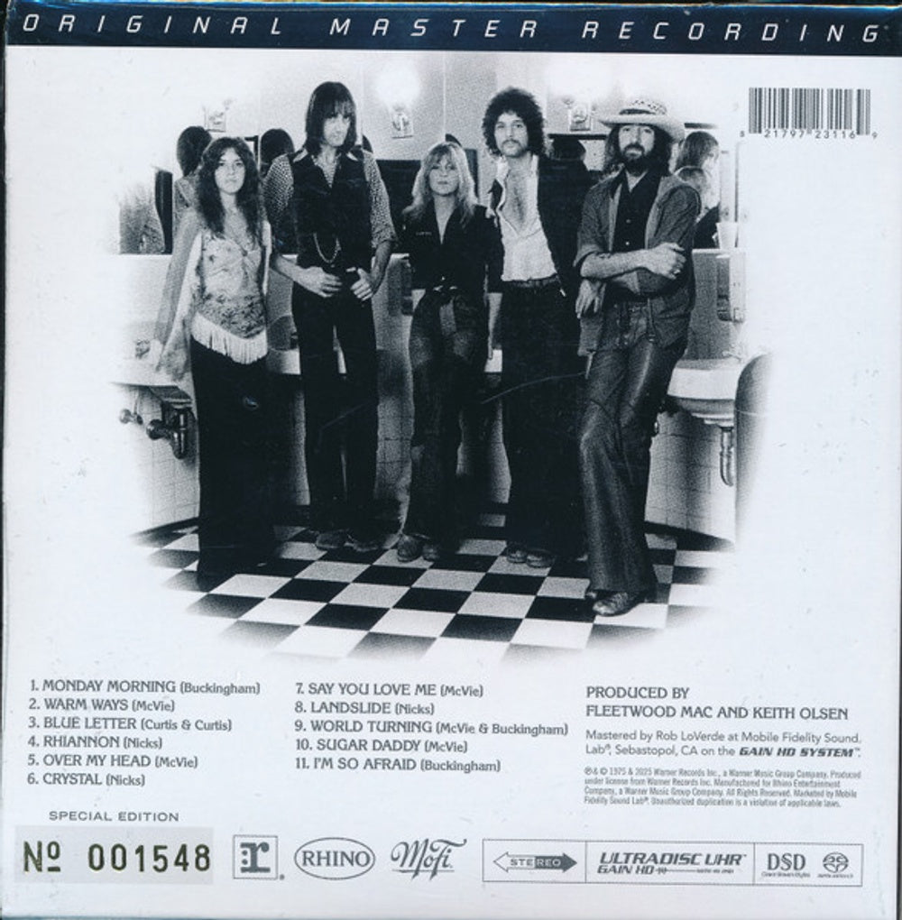 Back Cover: Fleetwood Mac – Fleetwood Mac CD | Relix