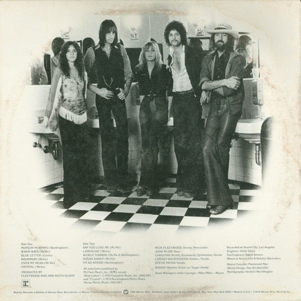 Back Cover: Fleetwood Mac – Fleetwood Mac Vinyl LP | Relix