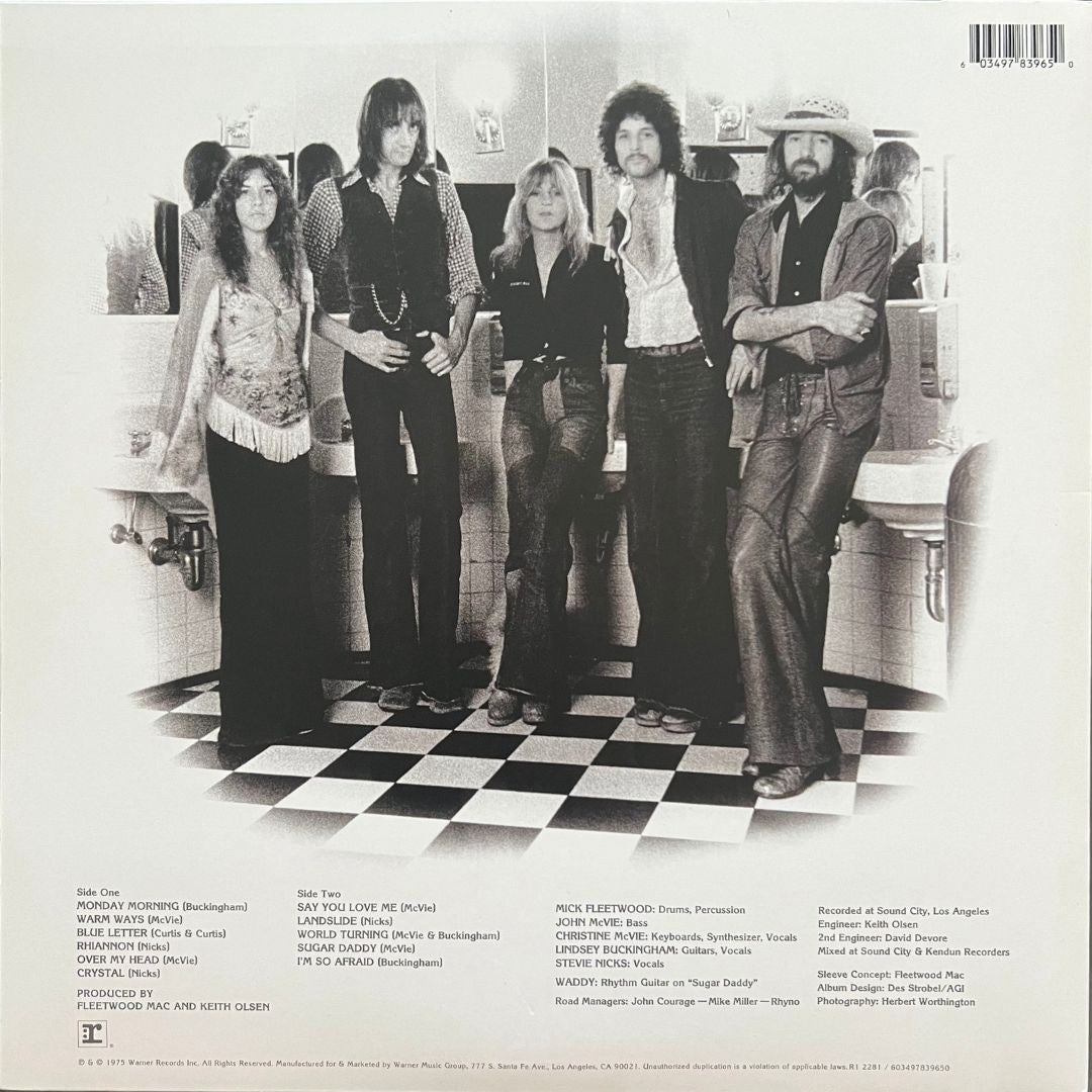 Back Cover: Fleetwood Mac – Fleetwood Mac Vinyl LP | Relix