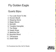 Back Cover: Fly Golden Eagle – Quartz Bijou Vinyl LP | Relix