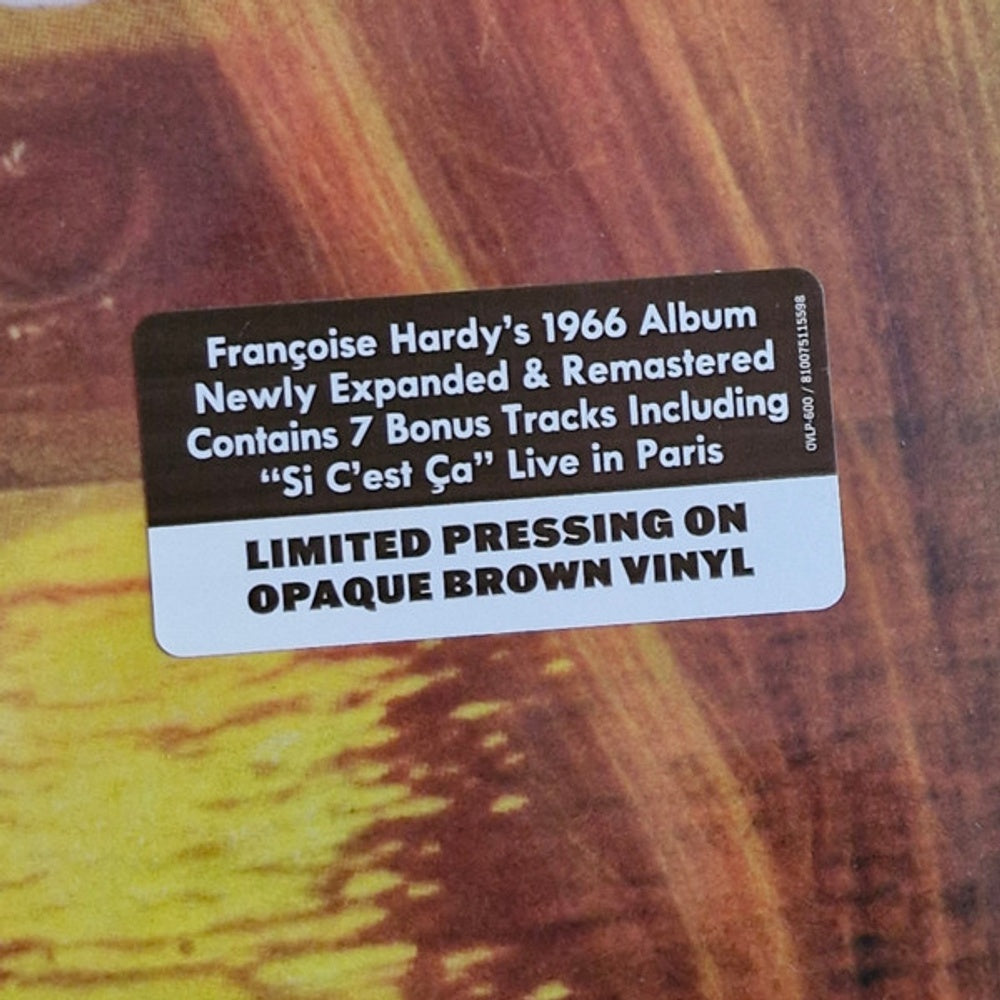 Back Cover: Francoise Hardy – La Maison Ou J'ai Grandi (Brwn, Colored LP Vinyl) Vinyl LP | Relix