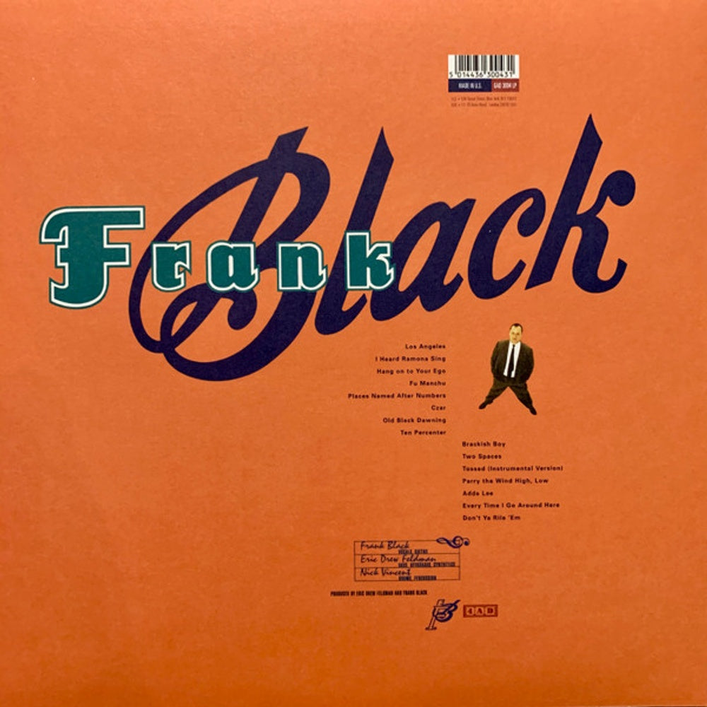 Back Cover: Frank Black – Frank Black Vinyl LP | Relix