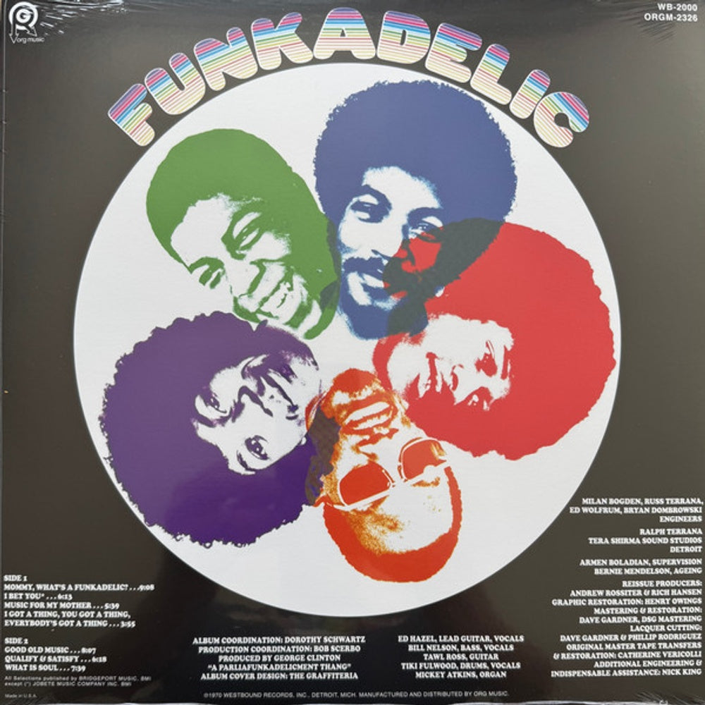 Back Cover: Funkadelic – Funkadelic - Purple (Colored, Purp LP Vinyl) Vinyl LP | Relix