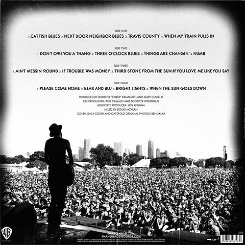 Back Cover: Gary Clark Jr. – Gary Clark Jr. Live Vinyl LP | Relix