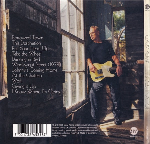 Back Cover: Gary Kemp – This Destination Vinyl LP | Relix