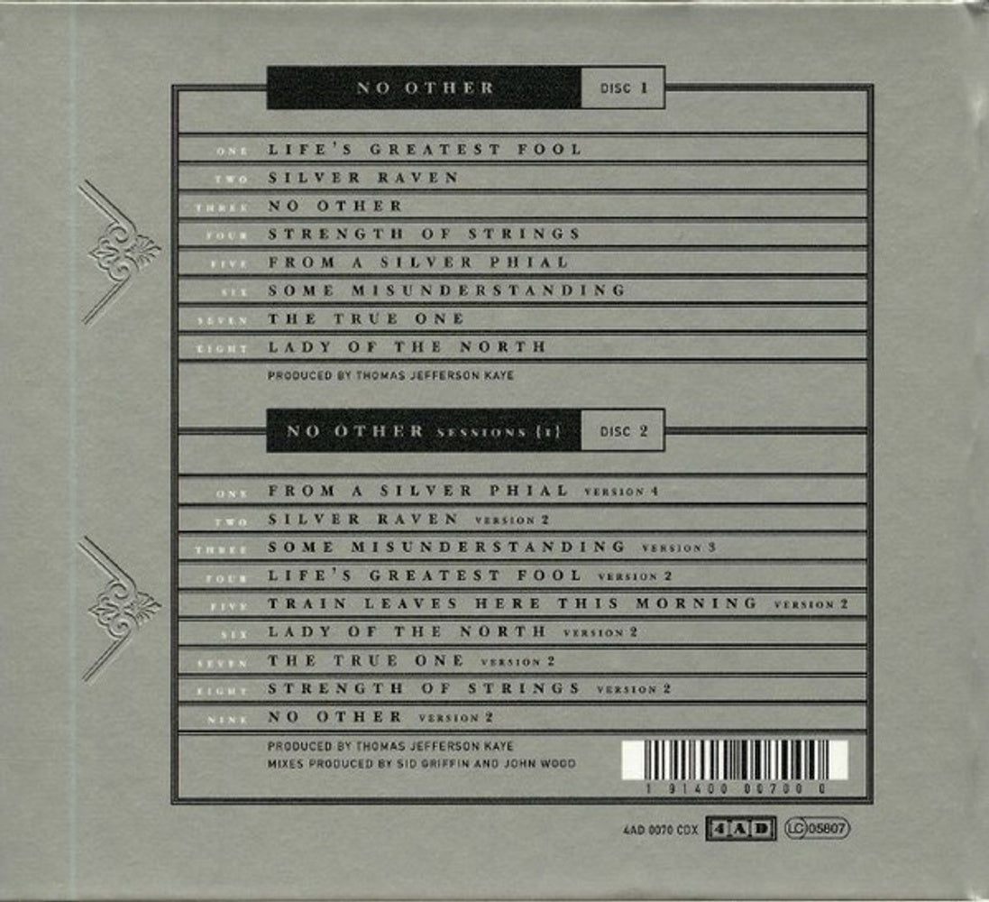 Back Cover: Gene Clark – No Other (Deluxe 2-CD) CD | Relix