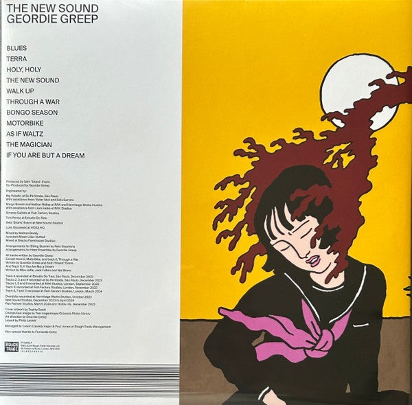 Back Cover: Geordie Greep – The New Sound (Yellow Cover LP Vinyl) Vinyl LP | Relix