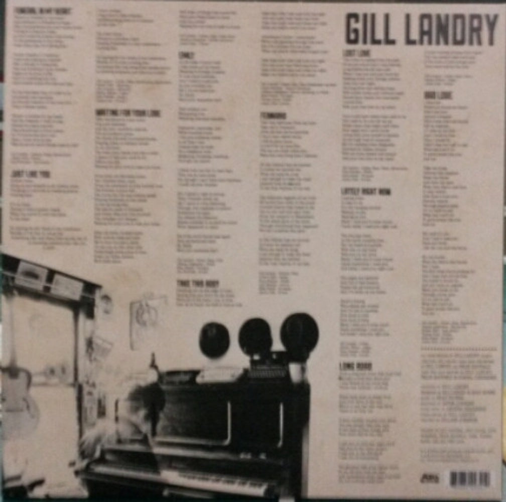 Back Cover: Gill Landry – Gill Landry Vinyl LP | Relix
