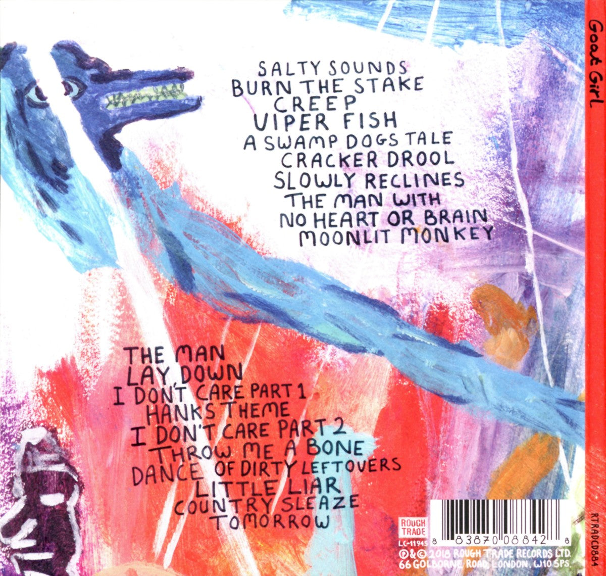 Back Cover: Goat Girl – Goat Girl CD | Relix