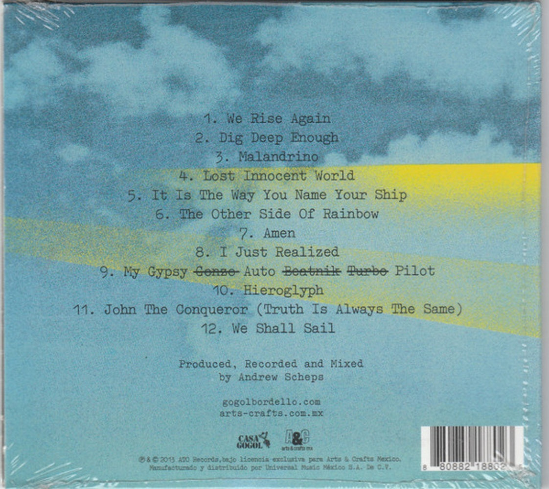 Back Cover: Gogol Bordello – Pura Vida Conspiracy CD | Relix