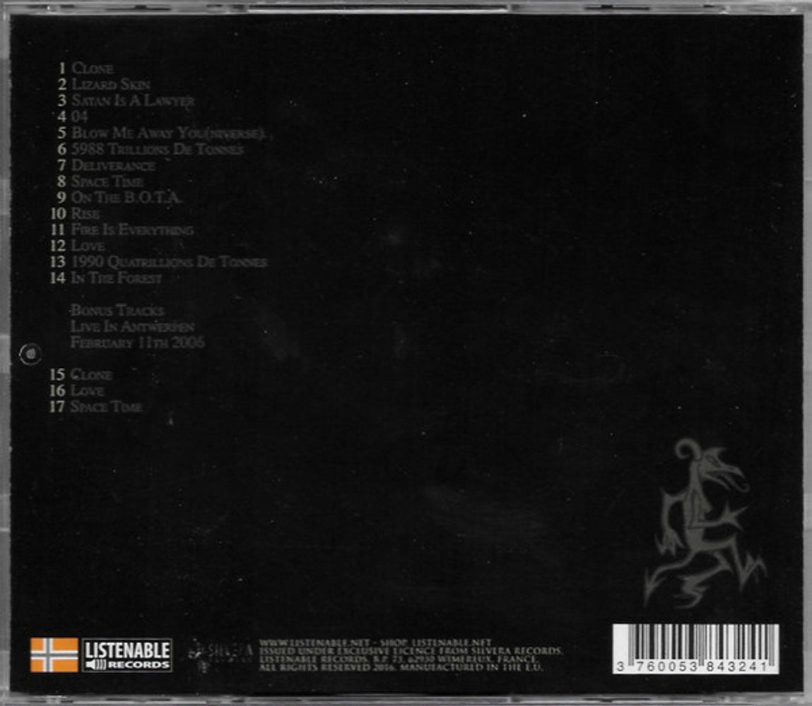 Back Cover: Gojira – Terra Incognita (CD) CD | Relix