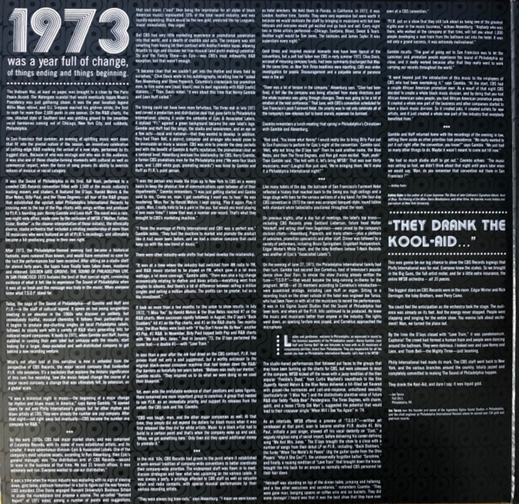 Back Cover: Golden Gate Groove: Sound Of Philadelphia / Var – Golden Gate Groove: Sound Of Philadelphia / Var Vinyl LP | Relix