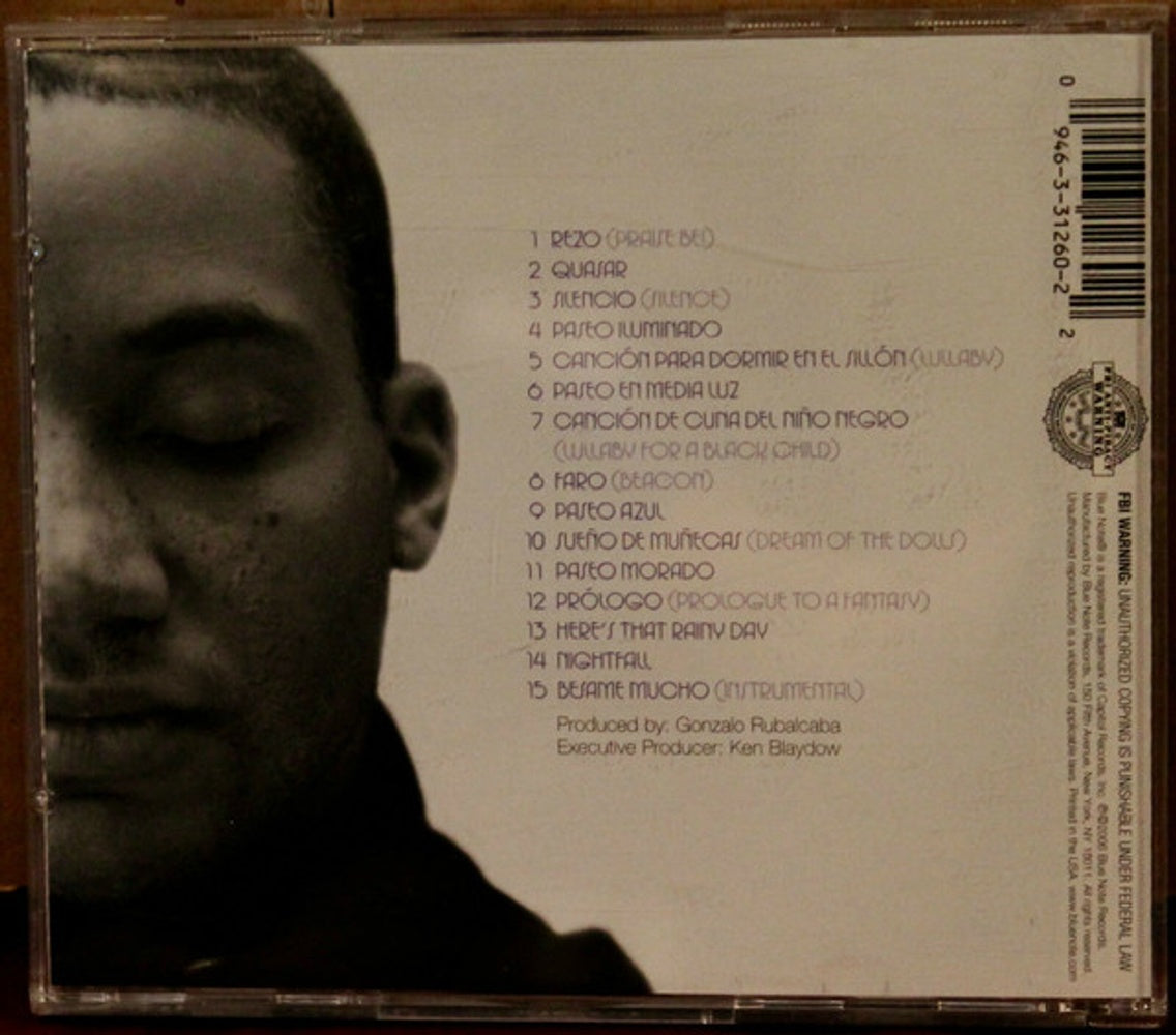 Back Cover: Gonzalo Rubalcaba – Solo CD | Relix