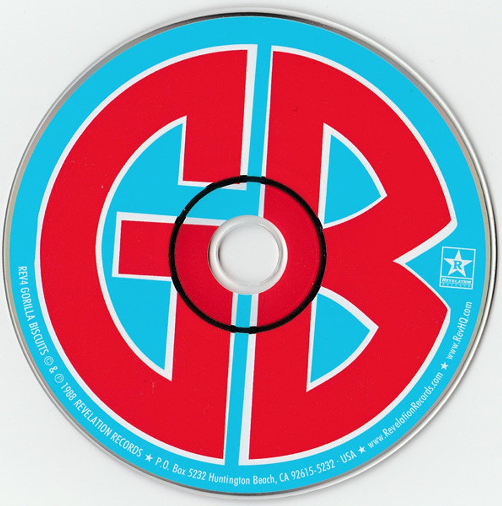 Back Cover: Gorilla Biscuits – Gorilla Biscuits (CD) CD | Relix