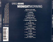 Back Cover: Greg Adams – Midnight Morning CD | Relix