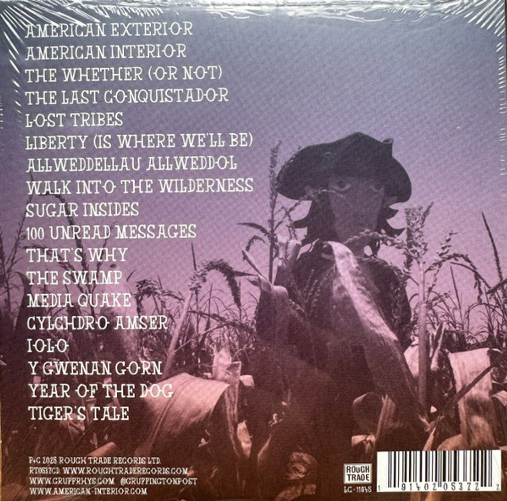 Back Cover: Gruff Rhys – American Interior (Remastered CD) CD | Relix