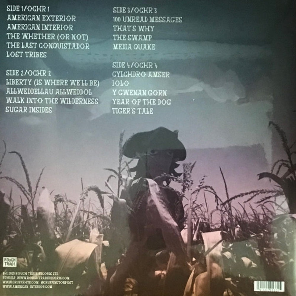 Back Cover: Gruff Rhys – American Interior (Remastered LP Vinyl) Vinyl LP | Relix
