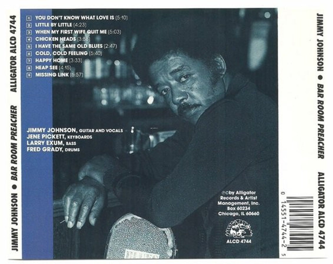 Back Cover: Halima Toure – Bar Room Preacher CD | Relix