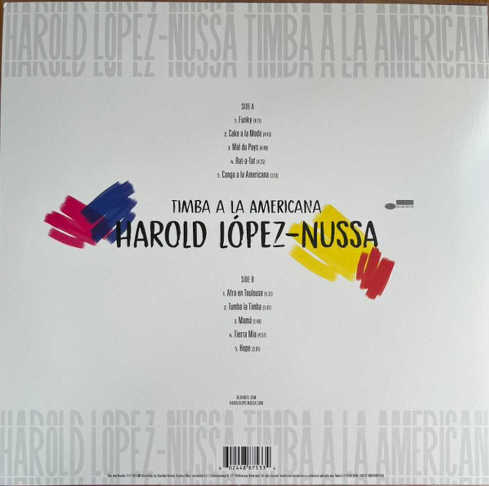 Back Cover: Harold Lopez-Nussa – Timba a la Americana Vinyl LP | Relix