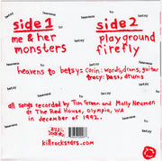 Back Cover: Heavens To Betsy – These Monsters Are Real (Download Included 7" Vinyl) Vinyl LP | Relix
