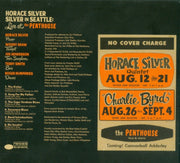 Back Cover: Horace Silver – Silver in Seattle: Live at the Penthouse CD | Relix