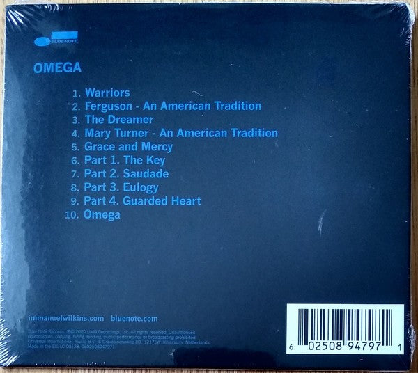 Back Cover: Immanuel Wilkins – Omega CD | Relix