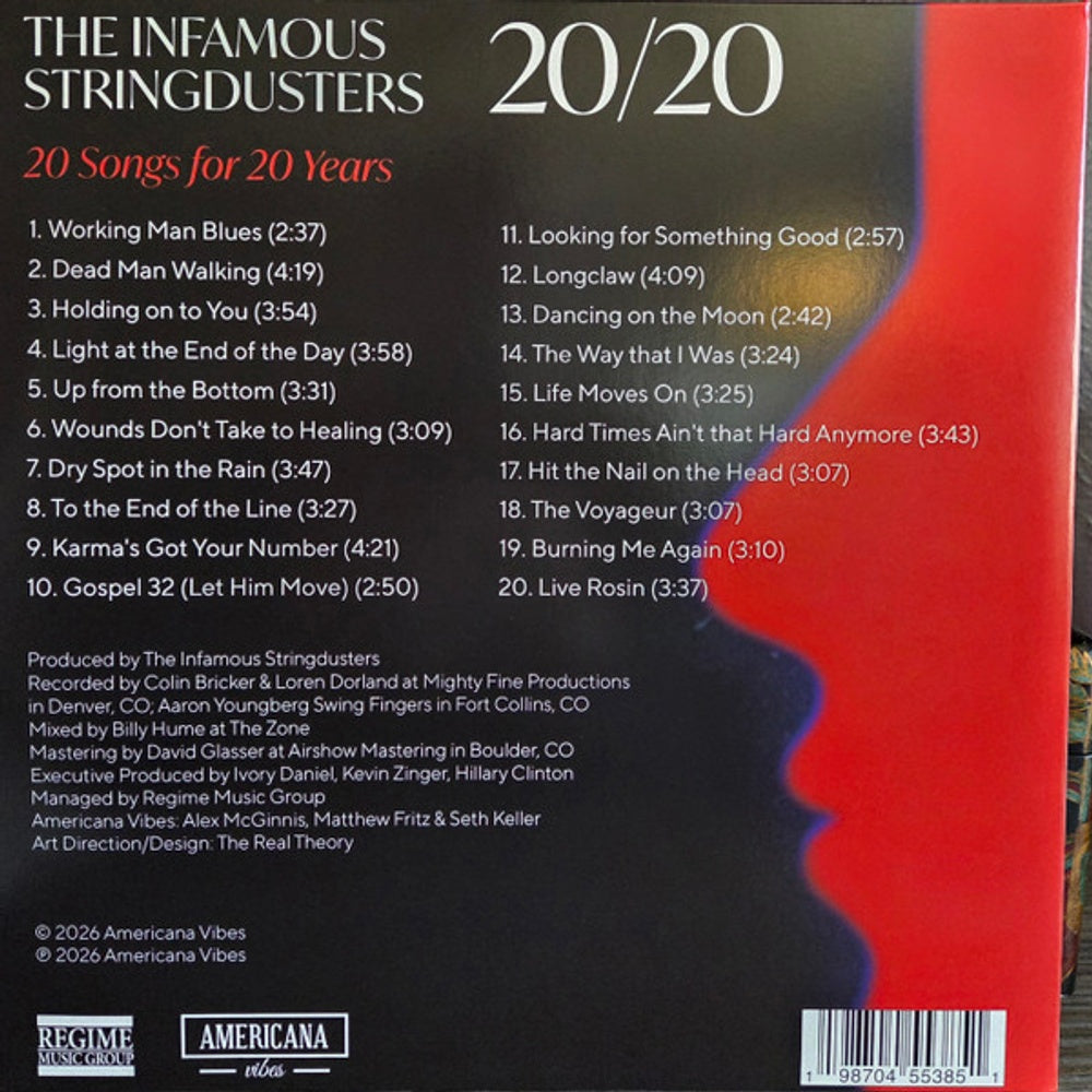 Back Cover: Infamous Stringdusters – 20/20 CD | Relix