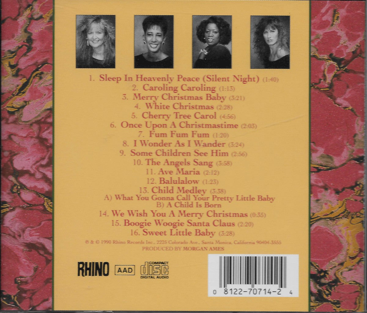 Back Cover: Inner Voices – Xmas In Harmony CD | Relix
