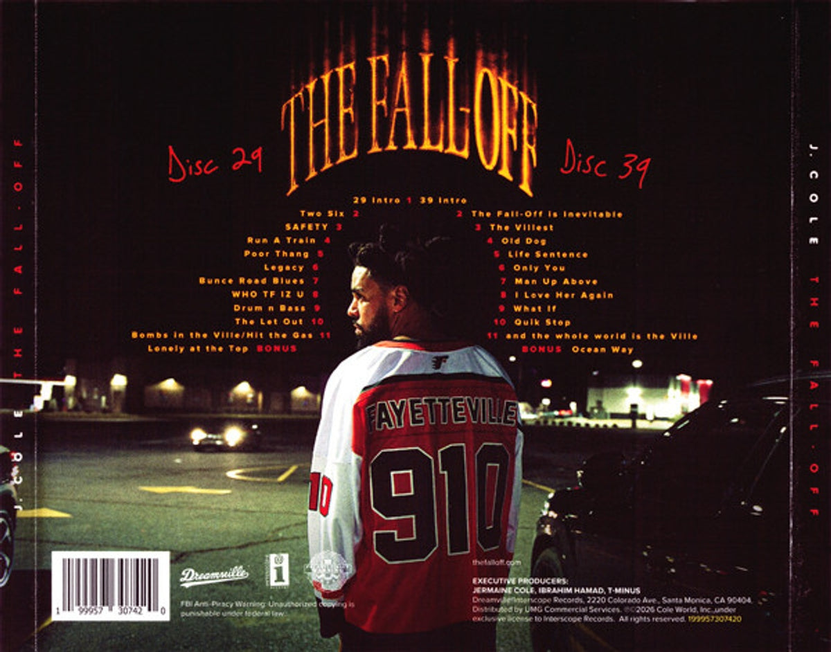 Back Cover: J. Cole – The Fall-Off (CD) CD | Relix