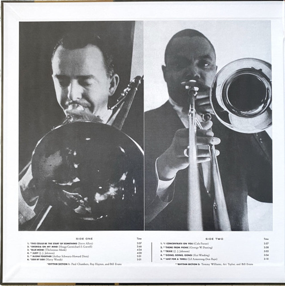 Back Cover: J Johnson .J. / Winding,Kai – Great Kai & J.J. (Verve Acoustic Sounds Series LP Vinyl) Vinyl LP | Relix