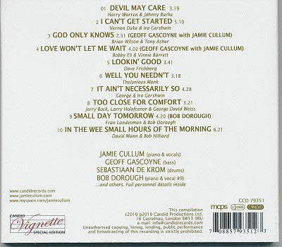Back Cover: Jamie Cullum – Devil May Care! CD | Relix