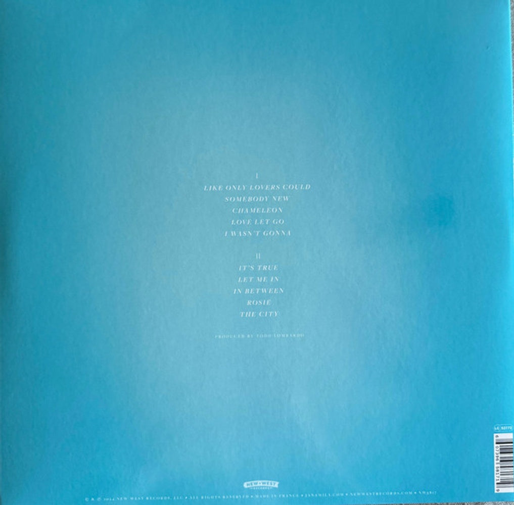 Back Cover: Jana Mila – Chameleon (Crystal Blue LP Vinyl) Vinyl LP | Relix