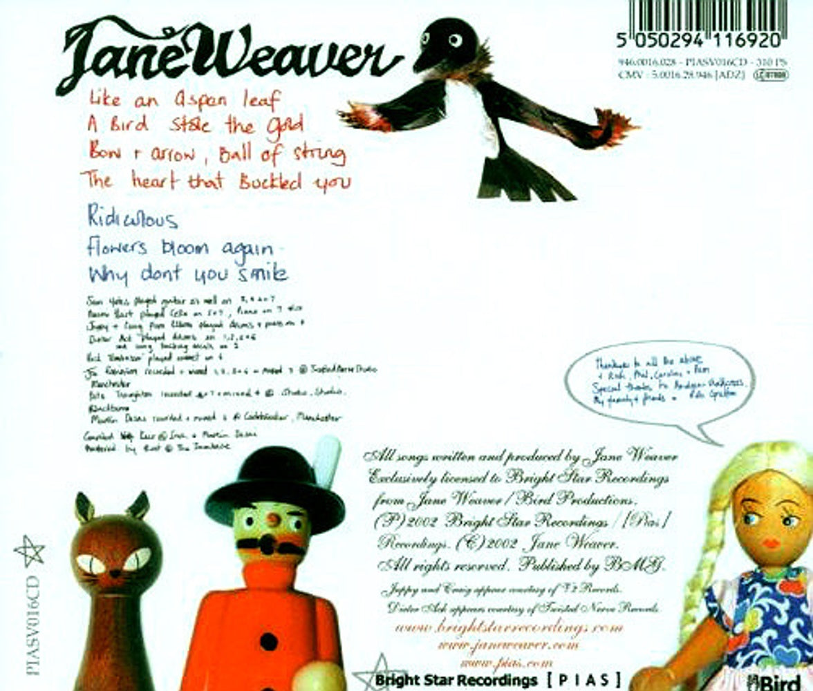 Back Cover: Jane Weaver – Like An Aspen Leaf CD | Relix