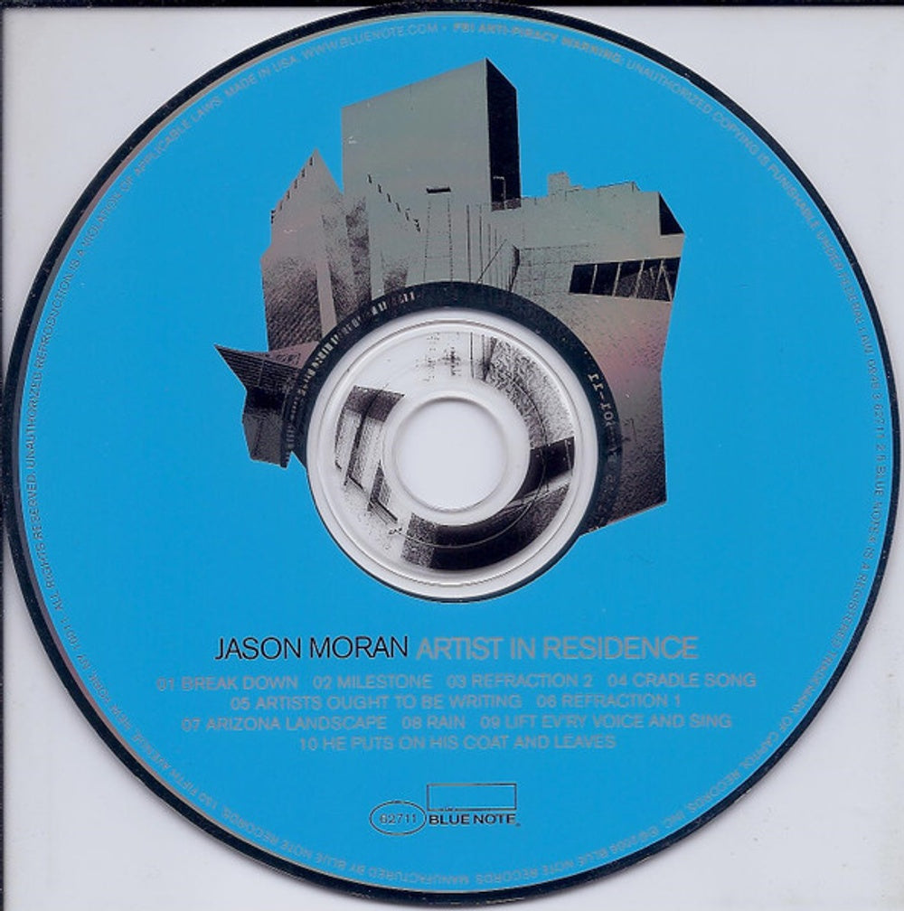 Back Cover: Jason Moran – Artist in Residence CD | Relix