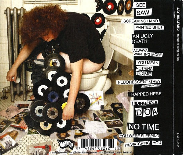 Back Cover: Jay Reatard – Matador Singles '08 Vinyl LP | Relix