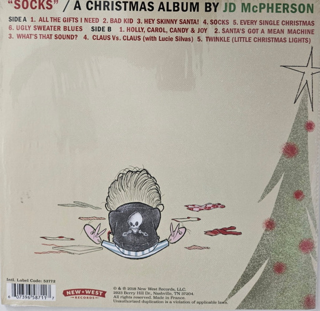 Back Cover: JD McPherson – Socks (Pict LP Vinyl) Vinyl LP | Relix