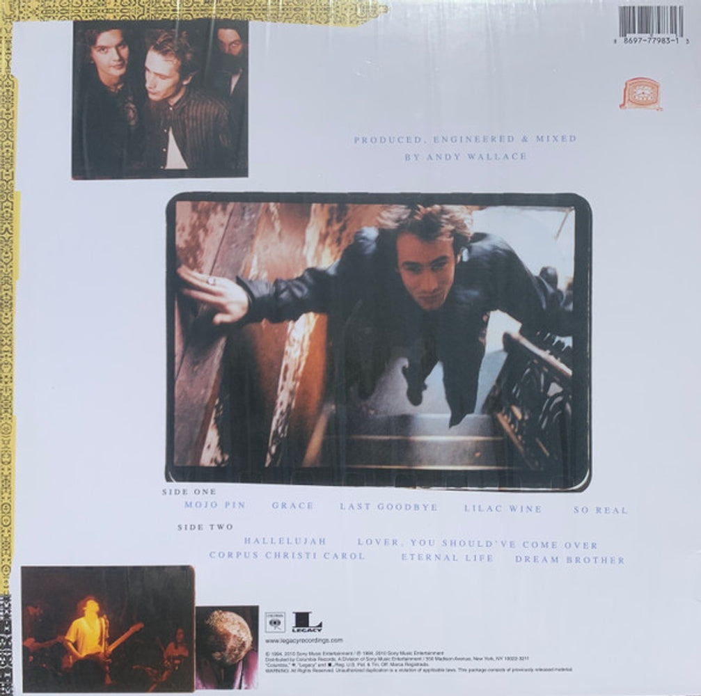 Back Cover: Jeff Buckley – Grace (180 Gram 2-LP Vinyl) Vinyl LP | Relix